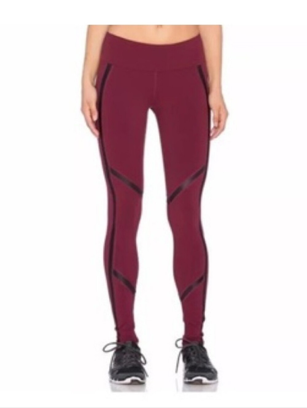 ALO Women's High-Waist Maroon Active Leggings
